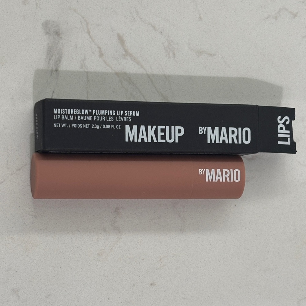 NEW IN BOX Makeup By Mario moistureglow plumping Lip Serum - Nude Glow